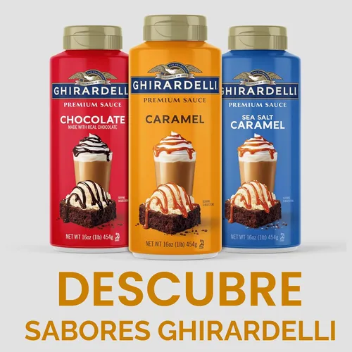 Vista 4 de GHIRARDELLI Salsa de caramelo premium, 16 onzas