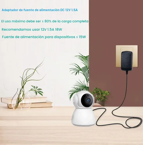 Vista 6 de Fuente de alimentación de 12 voltios, adaptador de 1.5 A, adaptador de CA/CC 100-240 V 50/60 Hz a CC 12 V 1.5 Amp, conectividad de enchufe de CC