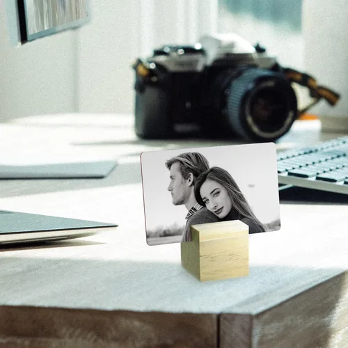 Vista 37 de Tarjeta personalizada con foto y/o texto grabado cartera Love Insert Card