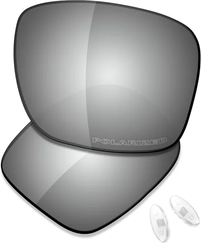 Vista 20 de SAUCER Premium Replacement Lenses & Nosepads for Oakley Holbrook Ti OO6048 UV400 Protection, Anti-Scratch, Precise Fit