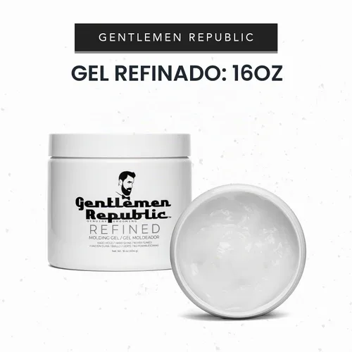 Vista 5 de Gentlemen Republic Gel para el cabello refinado para hombres de 16 onzas, 2
