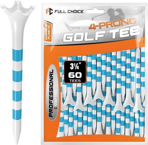 Vista 10 de Paquete de 60/100 camisetas de golf de plástico (2-3/4 pulgadas o 3-1/4 pulgadas), durabilidad y estabilidad mejoradas, diseñadas para reducir