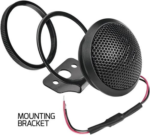 Vista 4 de PRV AUDIO TW100SD-4 - Par de tweeters de cúpula suave, cúpula de 28 mm, 4 ohmios, diseño de montaje empotrado elegante, ligero, imanes de neodimio