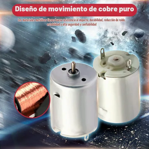 Vista 2 de Paquete de 8 motores de CC 3V-12V 280 Micro Motor para DIY Avión RC