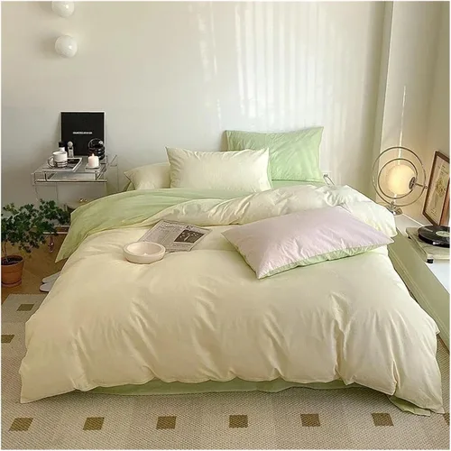 Vista 5 de Bed, Cotton Duvet Cover Set Double Bed Duvet Cover Set Duvet Cover Pillowcase Bedding Set Without Sheets