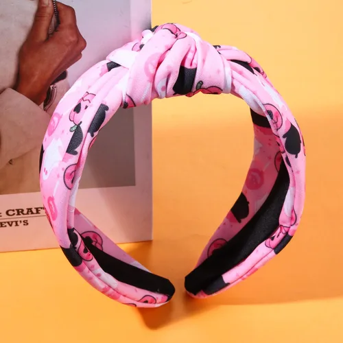 Vista 3 de Diadema de Halloween para mujer, diseño de calabaza, fantasma, calavera, anudada, accesorios para el cabello (Hocus Pocus)