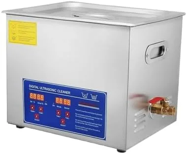 Vista 9 de Máquina de limpieza ultrasónica de 2 litros, temporizador digital, limpiador de acero inoxidable para joyas, gafas, relojes y accesorios de baño