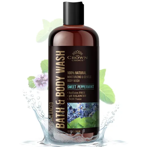 Vista 9 de Gel de baño natural para mujeres, hombres y niños, limón orgánico, 12 onzas, pH 5.5, mejor equilibrio de pH, jabón líquido para todo