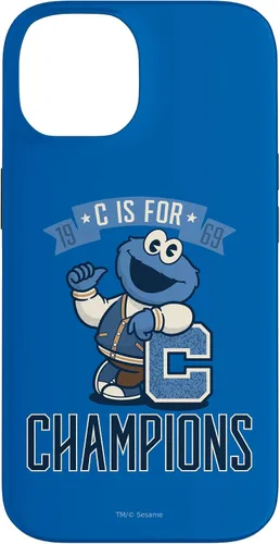 Vista 4 de iPhone 16 Sesame Street Cookie Monster C es para Champions Case