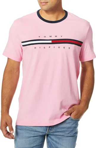 Vista 26 de Tommy Hilfiger Mens Short Sleeve Tino T-Shirt Manzana roja