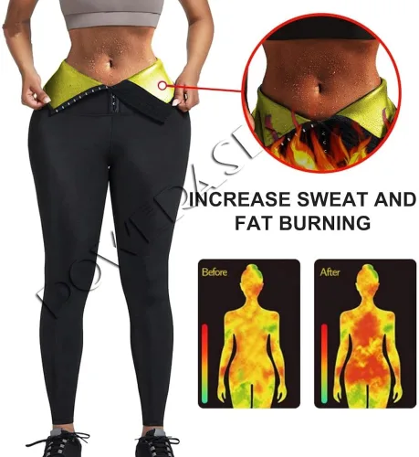 Vista 2 de POWERASIA Leggings de corsé de cintura alta para mujer entrenamiento de cintura control de abdomen adelgazante moldeador de cuerpo pantalones