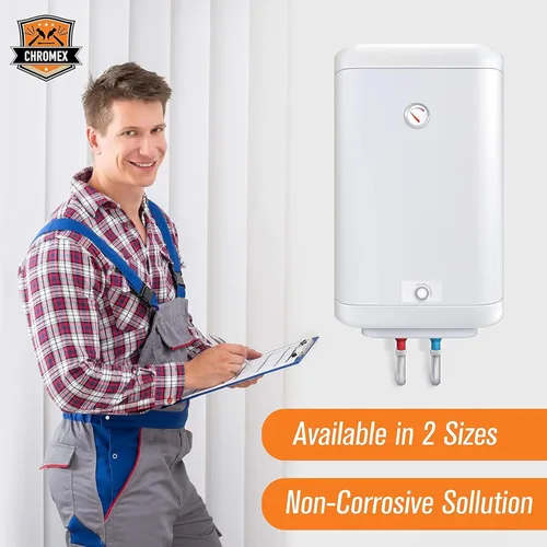 Vista 6 de Chromex - Solución para desincrustar calentadores de agua sin tanque Desincrustante altamente efectivo, 1 galón