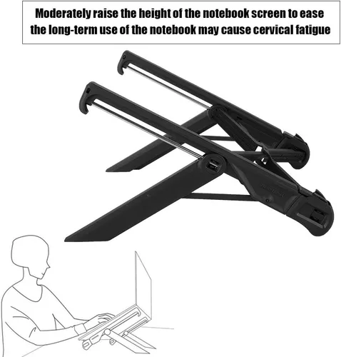 Vista 5 de K7 - Mesa plegable para computadora portátil, soporte ajustable para cama y sofá, soporte para bandeja de computadora, adecuado para todas