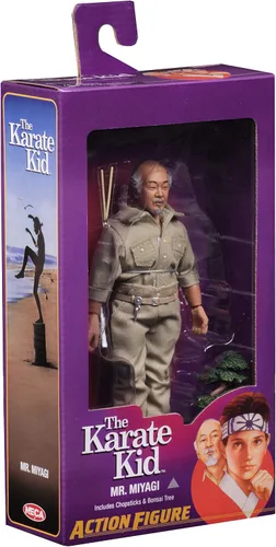 Vista 2 de NECA The Karate Kid - Mr. Miyagi - Figuras de acción vestidas de 8 pulgadas