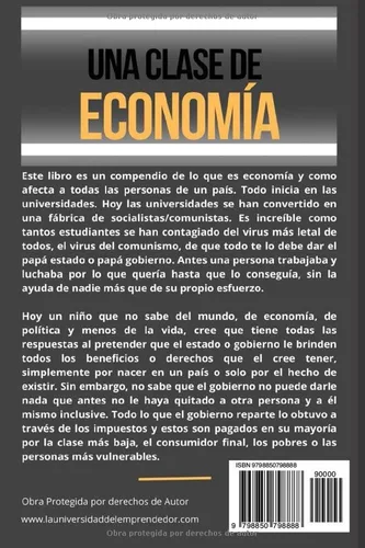 Vista 2 de UNA CLASE DE ECONOMÍA (Spanish Edition)