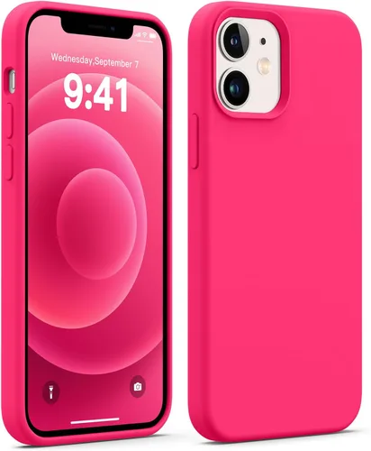 Vista 43 de JELE Funda a prueba de golpes diseñada para iPhone 11, funda de teléfono de silicona líquida con [forro de microfibra suave antiarañazos]
