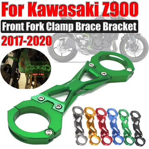 Vista 4 de Motocicleta Horquilla Suspensión Amortiguador Equilibrio Soporte Estabilizador Palanca para Kawasaki Z900 2017 - 2020 Accesorios (negro)