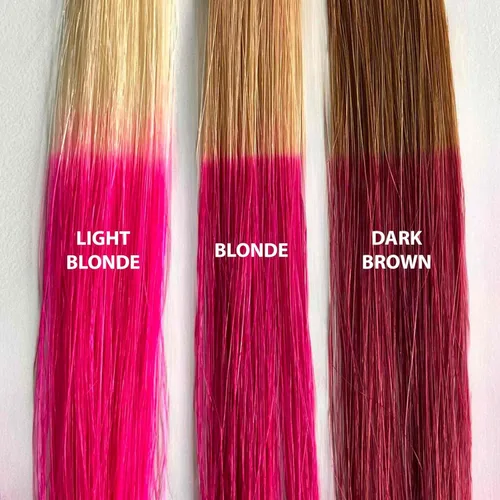 Vista 5 de IROIRO Color de cabello semipermanente natural prémium 310 rosa neón (4 onzas)