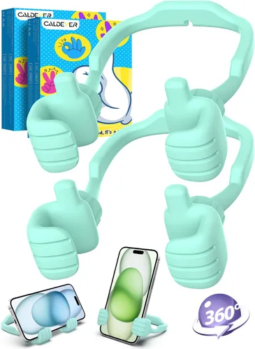 Vista 19 de Rellenos de calcetín para adolescentes, niñas, niños, adultos Soporte para teléfono celular: SOPORTE DE TELEFONO CELULAR PEREZOSO CON PULGAR HACIA