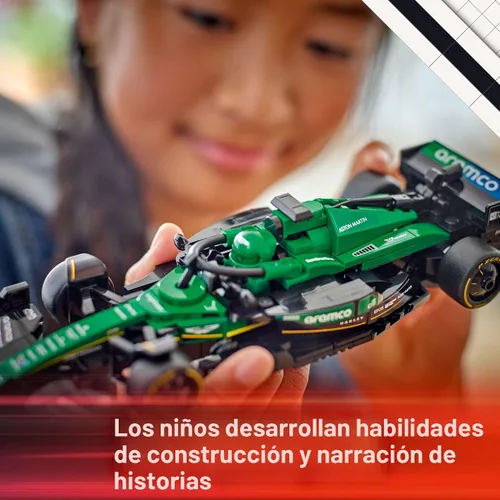 Vista 5 de LEGO Speed Champions Aston Martin Aramco F1 AMR24 - Juego de construcción para niños, niños y niñas, a partir de 10 años, auto de juguete