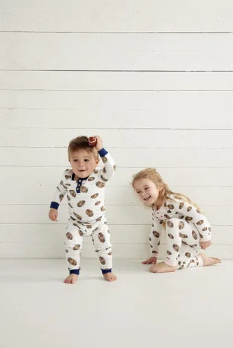 Vista 2 de Mud Pie Conjunto de pijama deportivo para bebé y niña