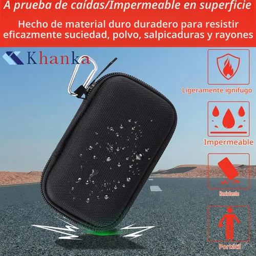 Vista 4 de khanka Estuche rígido de viaje para SSD SanDisk Professional 1TB/2TB/4TB