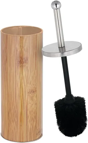 Vista 4 de Cepillo Rústico Profundo y Resistente para Taza de Inodoro con Soporte - Cepillo de Taza de Metal - Fregado Duradero - Limpiadores de Inodoro