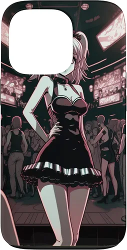 Vista 9 de Funda de dibujos animados para iPhone 11 Sexy Japonesa Gótica Chica Gótica Anime