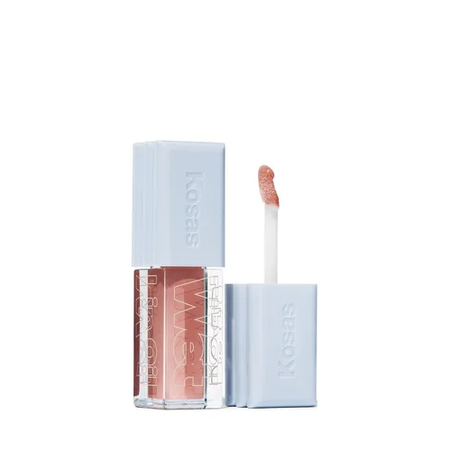 Vista 21 de Kosas Wet Lip Oil Gloss - Tratamiento hidratante y voluminizador de labios con ácido hialurónico y péptidos, acabado no pegajoso (sin abrir)