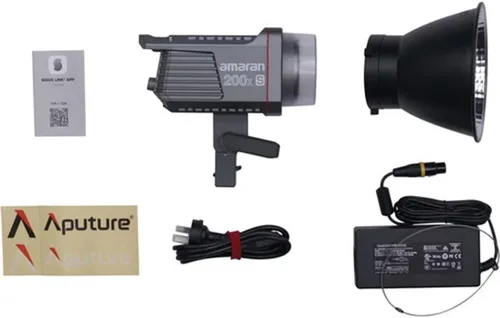 Vista 8 de Aputure Amaran 200X S COB luz de vídeo LED bicolor 2700K-6500K, 250W, 45400 Lux @1M, CRI≥95, TLCI≥95, control de aplicaciones, 9 efectos