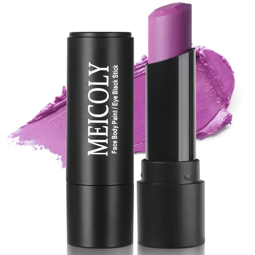 Vista 21 de MEICOLY Pintura facial negra, barra negra para ojos para deportes, béisbol, softbol, fútbol americano, lacrosse, fácil de colorear atletas