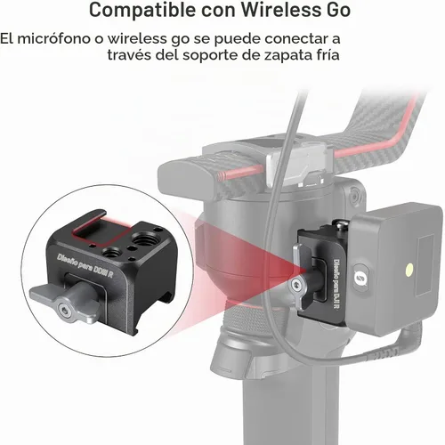 Vista 6 de SmallRig Soporte de abrazadera NATO para DJI RS 5 / RS 4 Mini/RS 2 / RSC 2 / RS 3 / RS 3 Pro/RS 3 mini/RS 4 / RS 4 Pro Gimbal - 3025