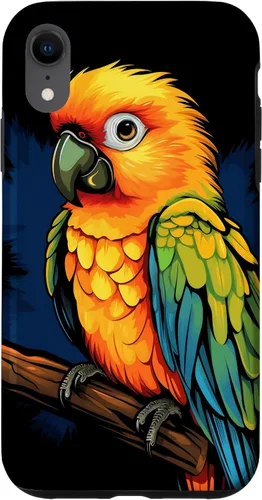 Vista 25 de Sun Conure - Funda para iPhone 17, diseño de pájaro tropical