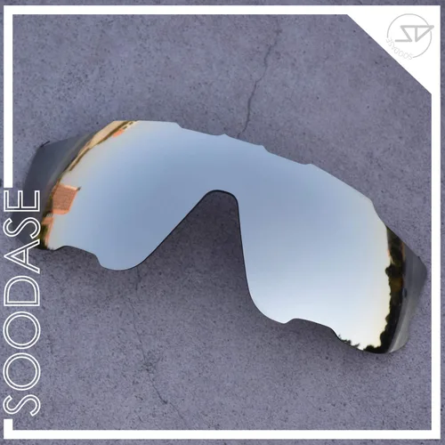 Vista 3 de SOODASE para gafas de sol Oakley Jawbreaker azulplateadoverde polarizadas lentes de repuesto