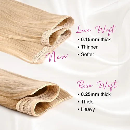 Vista 3 de REECHO Extensiones de cabello con clip, 5 piezas, de 24 pulgadas, de color rubio ceniza, extensiones de cabello con ondas largas y sueltas, HE002