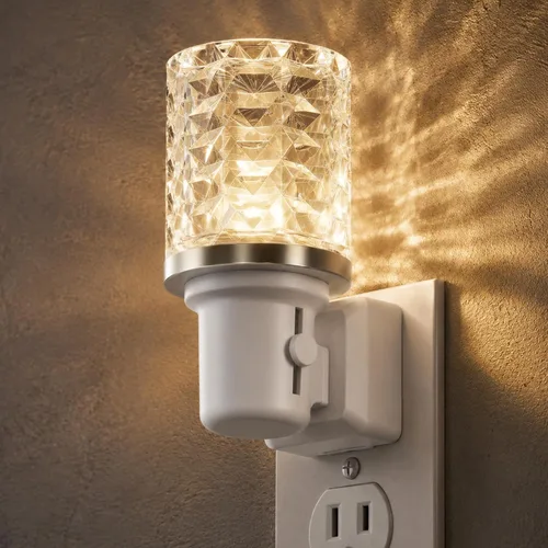 Vista 9 de JandCase Luz Nocturna, Luces Nocturnas Regulables Enchufables en la Pared, Sensor de Luz Nocturna de Encendido/Apagado Automático, Luz Nocturna LED