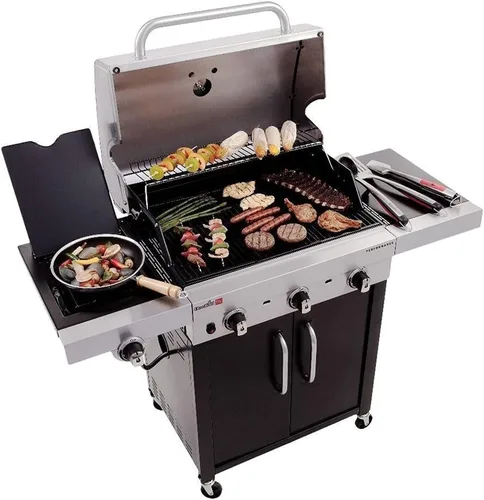 Vista 6 de Rejillas de parrilla infrarrojos revestidas de porcelana de 17 pulgadas para 2 y 3 quemadores Charbroil Tru-Infrared 300, 450 y modelos