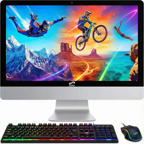 Vista 10 de STGSivir PC todo en uno,Pantalla FHD de 21,5", Core i5,16G RAM,512G SSD