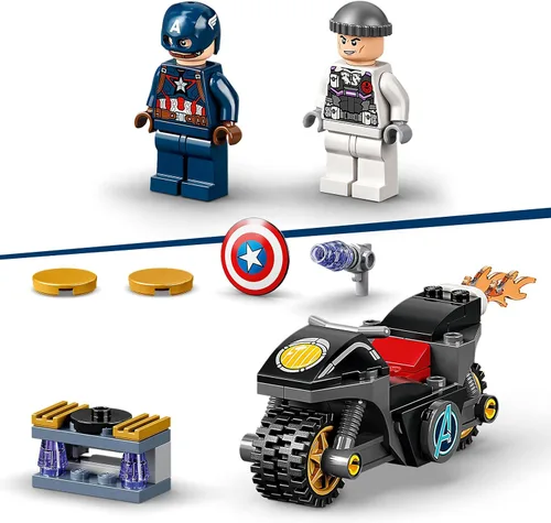 Vista 6 de Lego 76189 Superhéroes Capitán América vs. Hydra