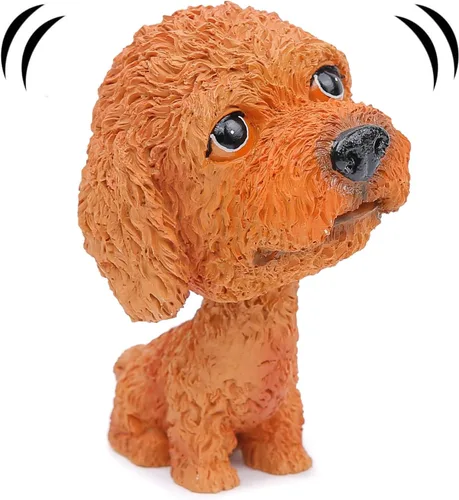 Vista 10 de Bobble Head - Perros para tablero de instrumentos de automóvil, lindas cabezas temblorosas, decoración de automóvil para cachorros (Chihuahua)