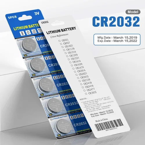 Vista 2 de GutAlkaLi Batería de litio CR2032 de 3 V, botón electrónico de celda de moneda para juguetes, calculadoras, relojes (40 piezas)