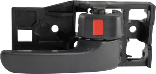 Vista 60 de TRQ Manija Interior de Puerta del Lado del Pasajero Negra Compatible con Ford Bronco 1987-1996 F-150 1987-1997 F-250 1997 F-250 HD F-350