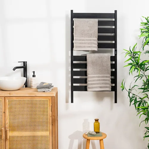 Vista 2 de Toallero Eléctrico de Pie o Pared Towarall InnovaGoods 10 Barras