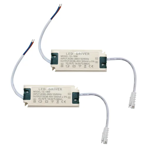 Vista 27 de Controlador LED de 1-3W, corriente constante 300mA CA 85-265V Salida 6-12V SM conector macho fuente de alimentación externa transformador