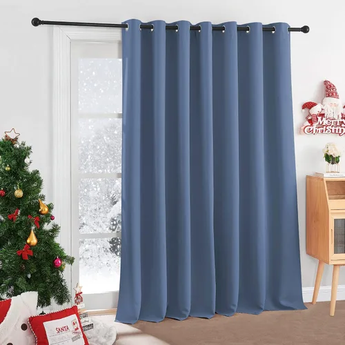 Vista 58 de RYB HOME Cortinas portátiles para puerta con privacidad, cortinas opacas y aislantes térmicas para dormitorio, armario, sala de estar, comedor, Beige