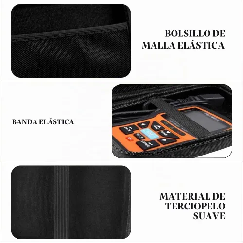 Vista 4 de Leayjeen - Funda de viaje compatible con NT301 Obd2, color negro