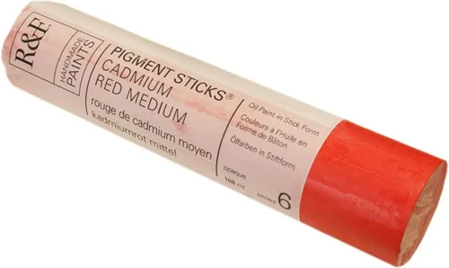 Vista 189 de R&F Handmade Paints - Pigmento profesional al óleo en barra, naranja lizarina, 6.4 fl oz