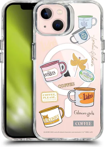 Vista 87 de Head Case Designs Gilmore - Funda negra a prueba de golpes con diseño de dibujos animados para niñas con licencia