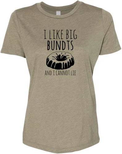 Vista 15 de Cute Women's Screen Printed Crew Neck Tee, Shirts With Sayings, Dusty Blue or Olive