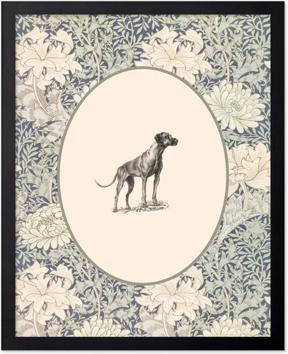 Vista 77 de Poster Master Póster Vintage de Cocker Spaniel Inglés - Impronta Retro de Perro - Arte Floral - Arte de Cachorros - Arte para Amantes de Animales